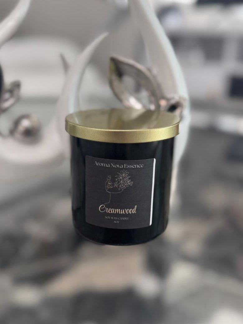Black Ember Candle 8oz