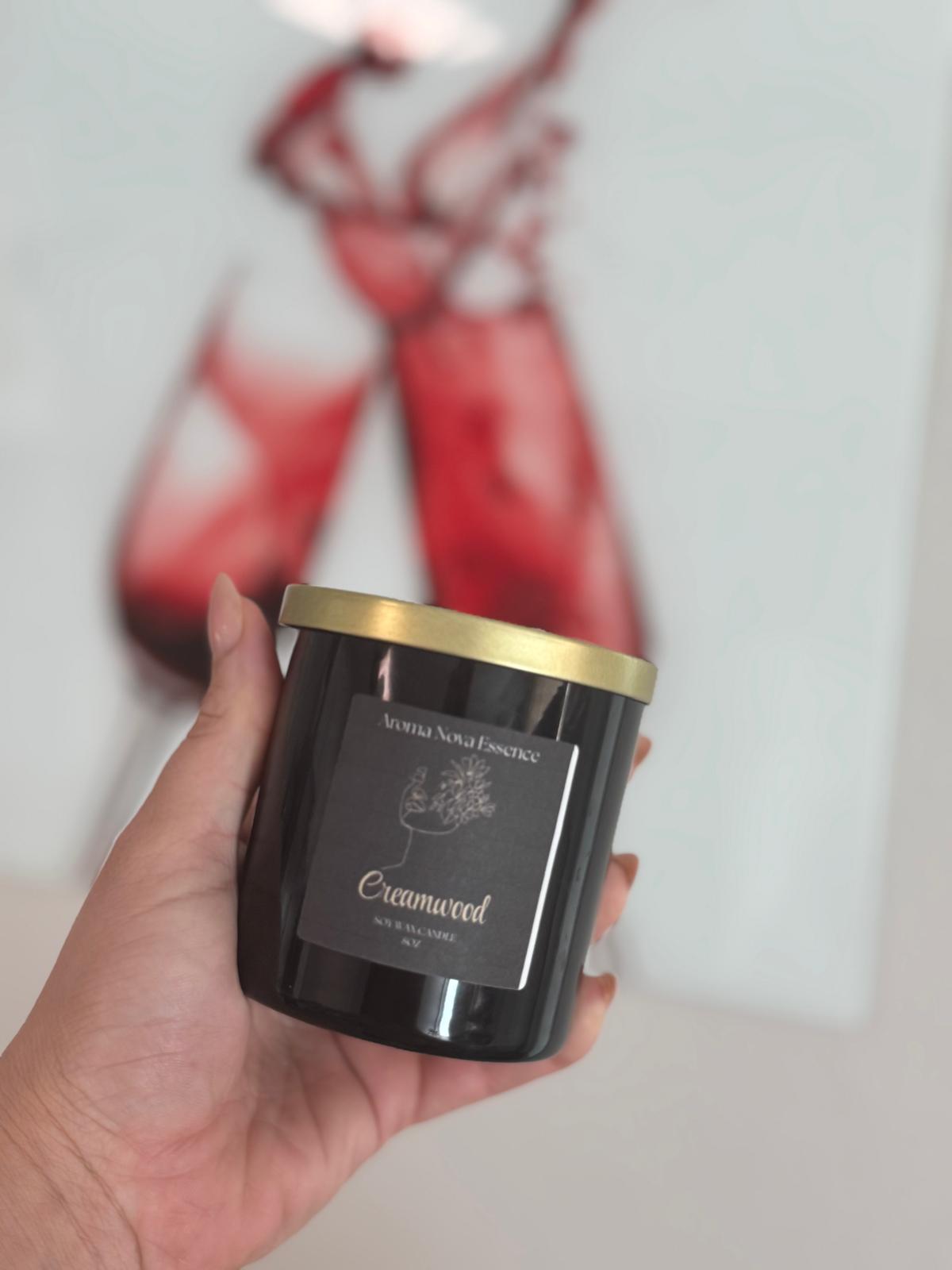 Black Ember Candle 8oz