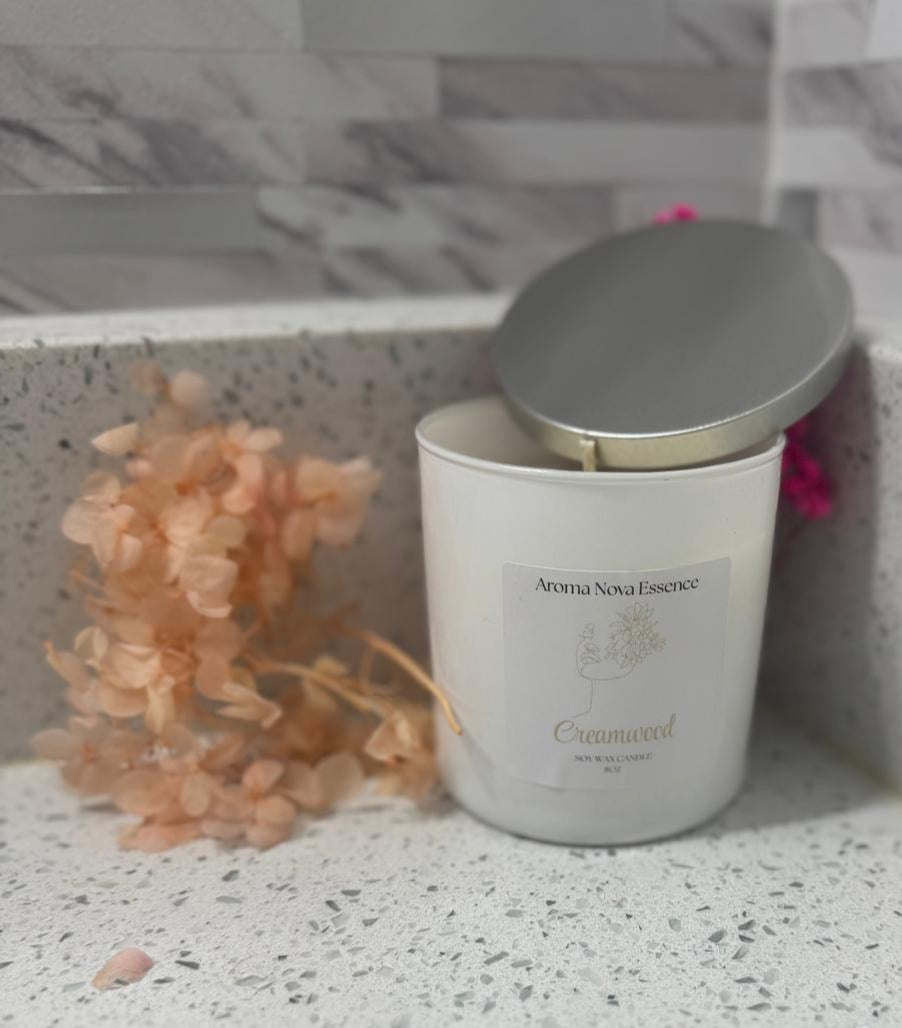 White Ember Candle 8 oz