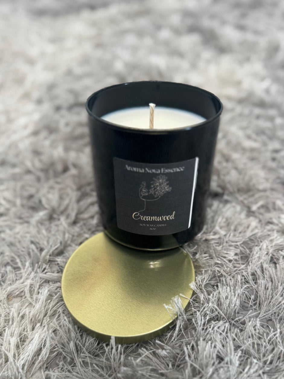 Black Ember Candle  8oz
